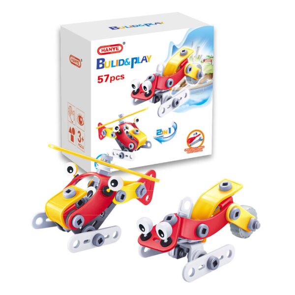 

Конструктор Build&Play 2 в 1 Снегоход 57 эл. (J-7724)