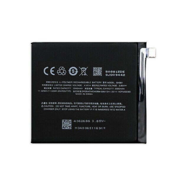 

Аккумулятор Meizu BA881 Meizu 15