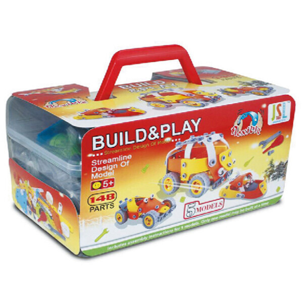 

Конструктор Build&Play 5 в 1 Автобус 148 эл. (J-202)