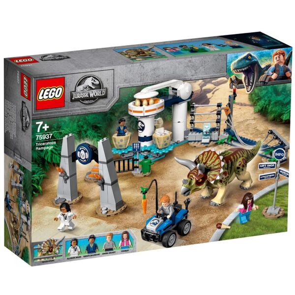 

LEGO Jurassic World Нападение трицератопса 75937
