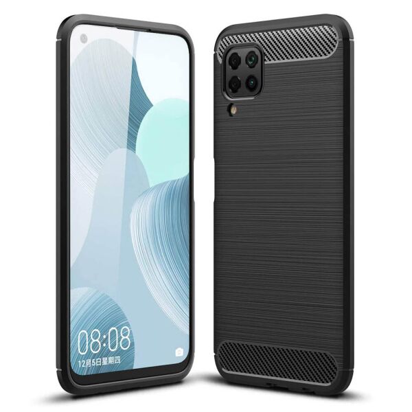 

Чехол Fiji Polished Carbon для Huawei P40 Lite ТПУ бампер черный