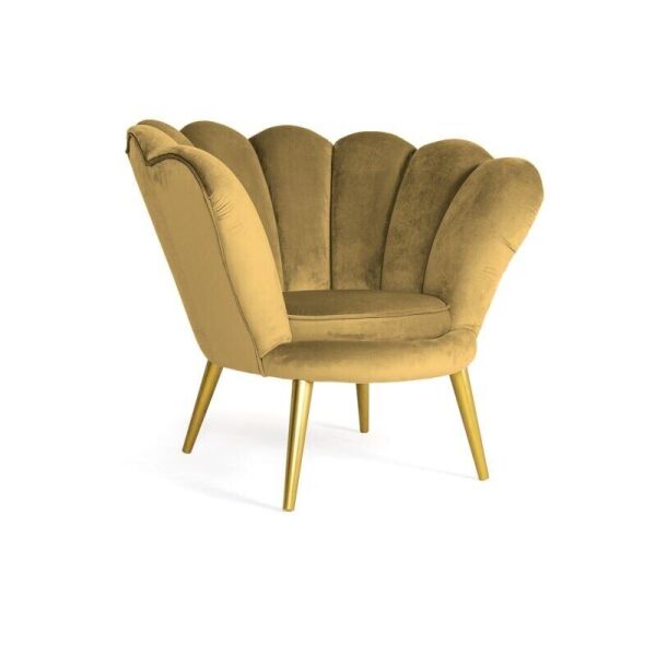 

Кресло Signal MAGNOLIA VELVET Карри, Золотой
