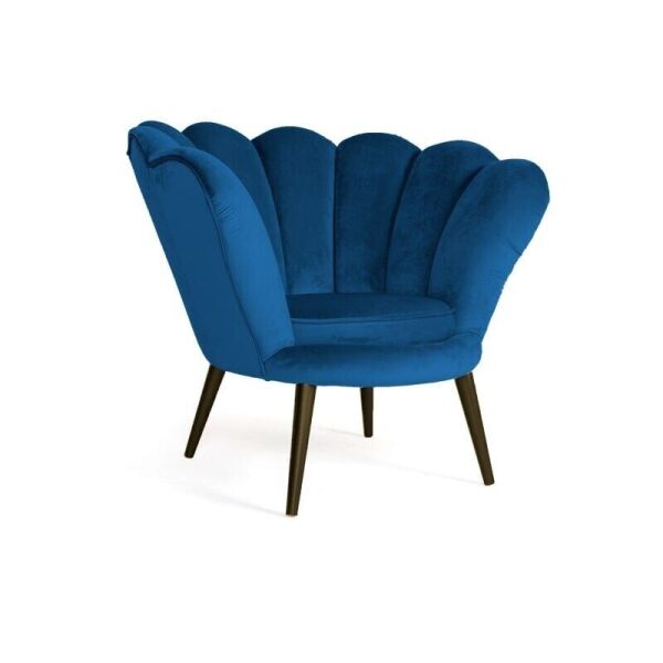 

Кресло Signal MAGNOLIA VELVET Синий, Венге