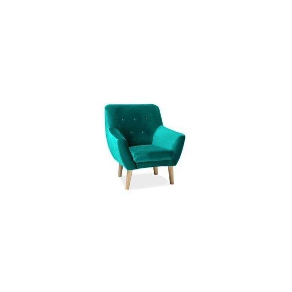

Кресло Signal NORDIC 1 VELVET BLUVEL Серо-зеленый