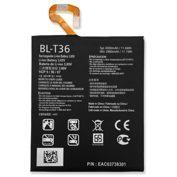 

Батарея LG BL-T36 LG K11 Plus. LG K30 2018 X410, LMX410, LMX410FC