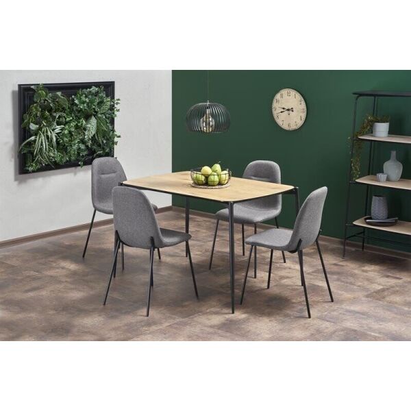 

Стол Halmar Toristo 120/80 дуб золотой