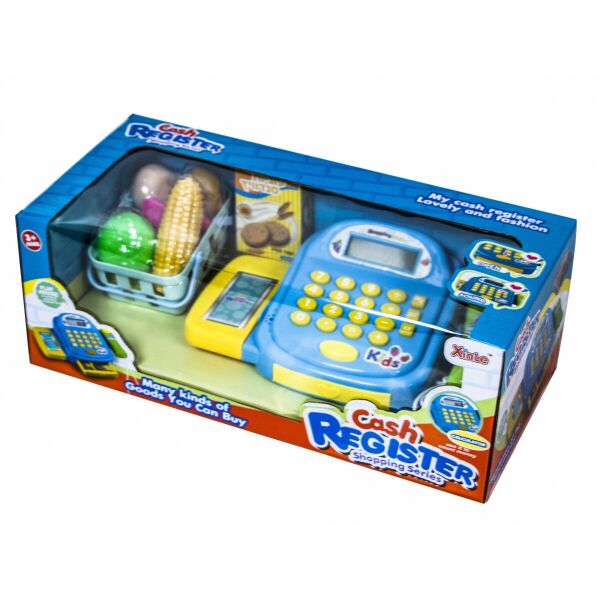 

Детский игрушечный кассовый аппарат XinLe Toys 807A, Голубой
