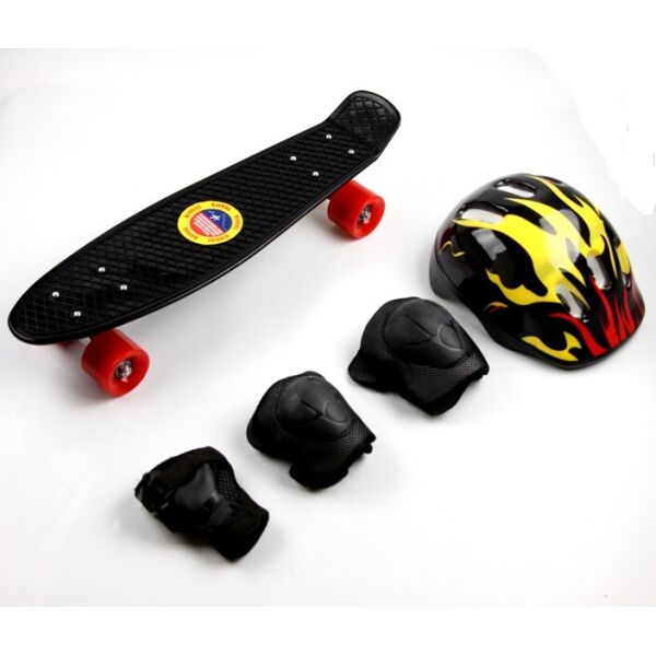 

Пенни борд (Penny Board) 22 защита+шлем, Black