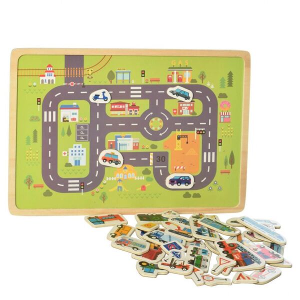 

Деревянная игрушка Досточка магнитная MD 2055 (Транспорт MD 2055-1)