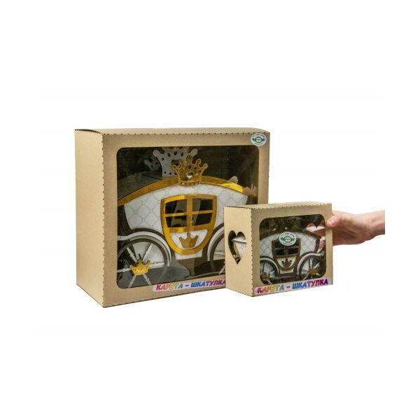 

Деревянная карета-шкатулка большая BigEcoToys (С2Д) (103416)