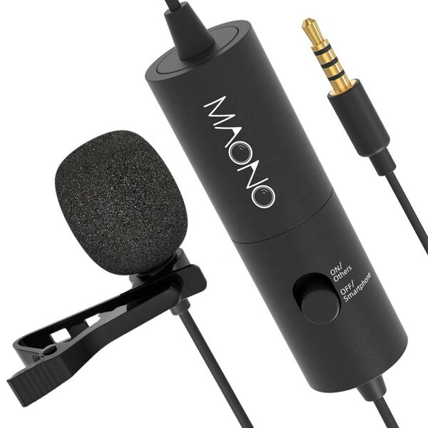 Акция на Петличный конденсаторный микрофон Maono AU-100 Black от Allo UA