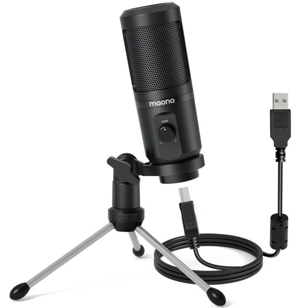 

Студийный конденсаторный USB микрофон Maono AU-PM461TR Black