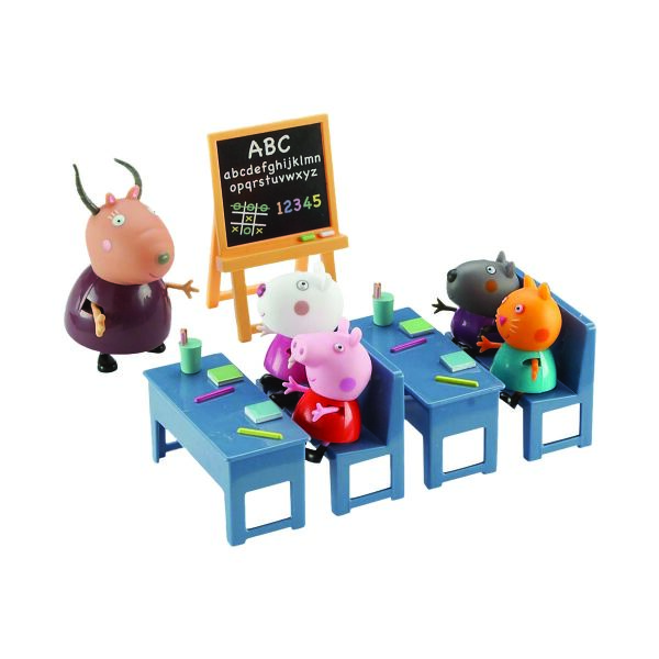 

Игровой набор Peppa Идем в школу Класс 5 фигурок (20827)
