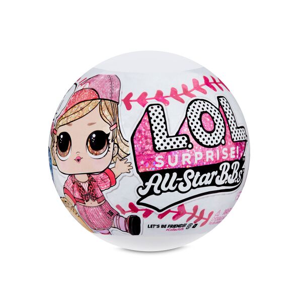 

Игровой набор сюрприз с куклой MGA Entertainment All Star BBs Розовая бейсбольная команда