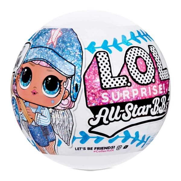 

Игровой набор сюрприз с куклой MGA Entertainment All Star BBs Голубая бейсбольная команда
