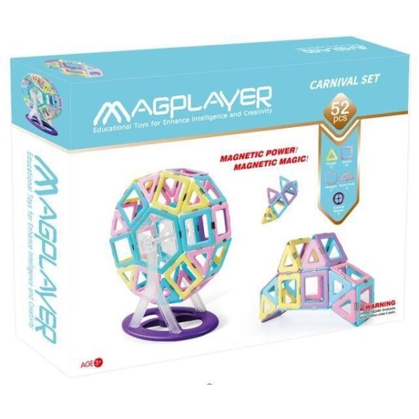 

Магнитный конструктор Magplayer 52 элемента (MPH2-52)