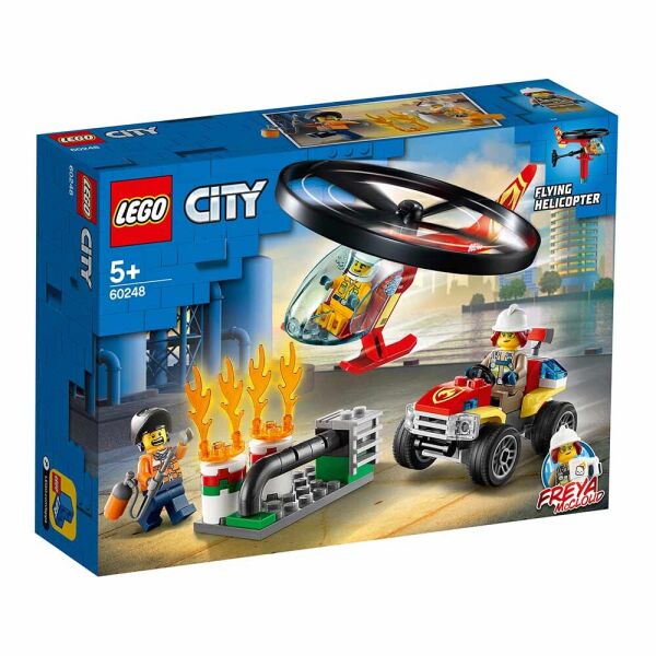 

Конструктор Lego City Fire Пожарный спасательный вертолет 93 детали (60248)