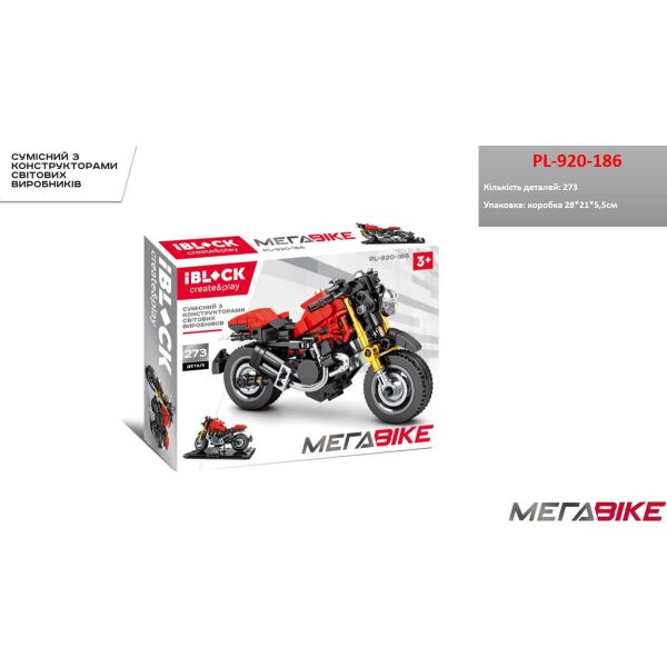 

Конструктор IBlock МЕГАBIKE 273 элемента (PL-920-186)