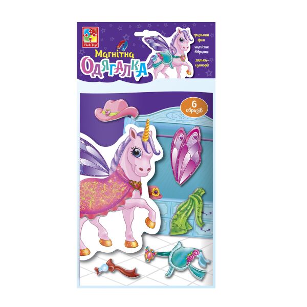 

Магнитная игра Vladi Toys Единорог на украинском (VT3204-24)