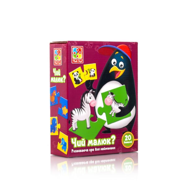 

Развивающая игра Vladi Toys чей малыш на украинском (VT1804-26)