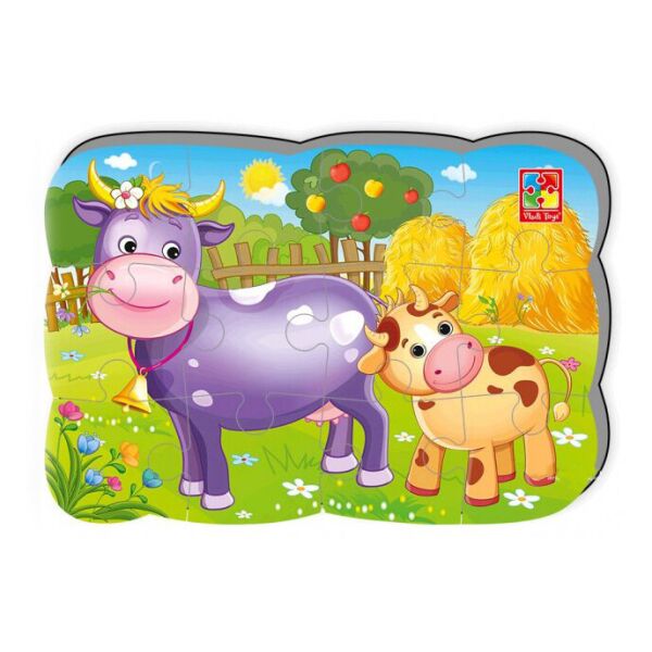 

Пазлы на магните Vladi Toys Корова и теленок (VT3205-74)