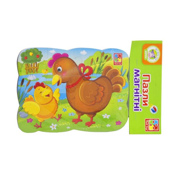 

Пазлы на магните Vladi Toys Курочка и цыпленок (VT3205-78)