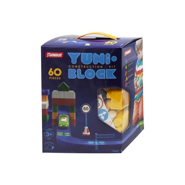

Конструктор детский YUNI-BLOCK 60 детали 1412