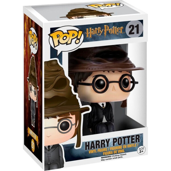 

Фигурка Funko Pop Harry Potter in sorting hat Гарри Поттер в распределяющей шляпе 10 см HP 21