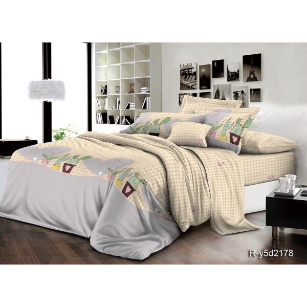 

Комплект постельного белья Двуспальный Ранфорс R-Y5D2178(2-й)