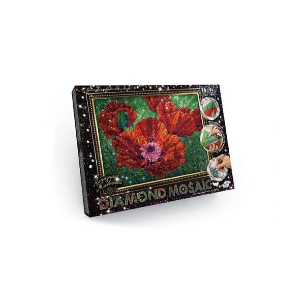 

Алмазная живопись DIAMOND MOSAIC, Мак DM-02-04
