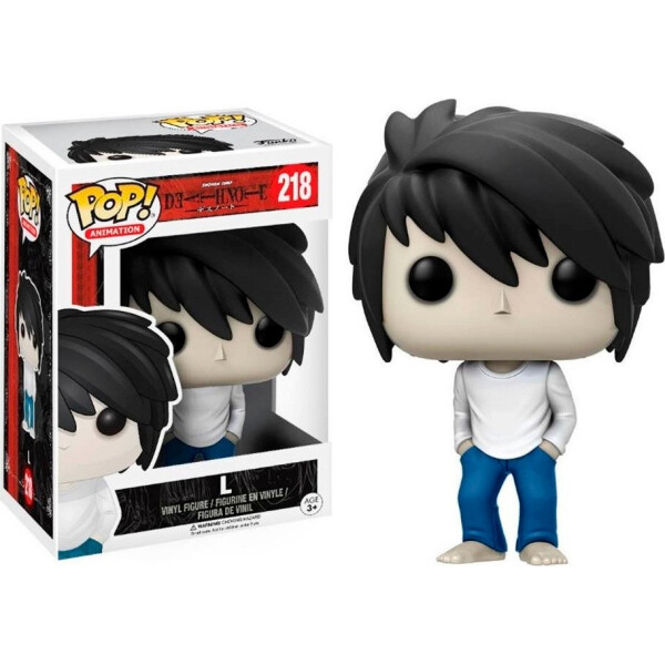 

Фигурка Funko Pop Фанко Поп Death Note L Тетрадь Смерти Л 10 см 218DN