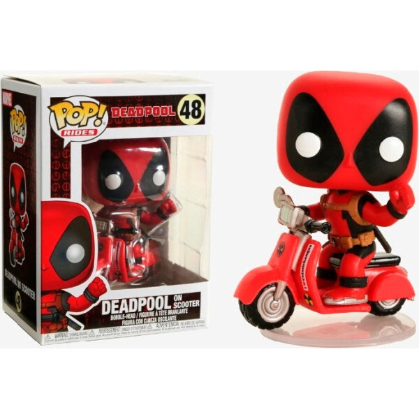 

Фигурка Funko Pop Фанко Поп Deadpool on scooter Дэдпул на скутере 10см DP48