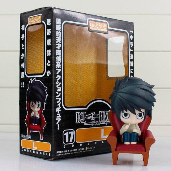 

Фигурка Death Note L Lawliet Тетрадь Смерти детектив Эл Лоулайт 10 см DN 22.41