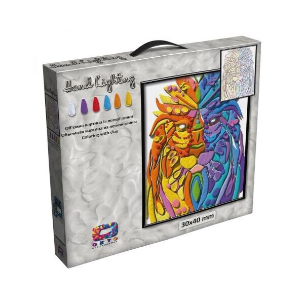 

Картина из глины Moon Light Clay. Лев 70072