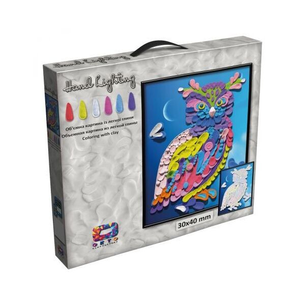

Картина из глины Moon Light Clay. Сова 70069