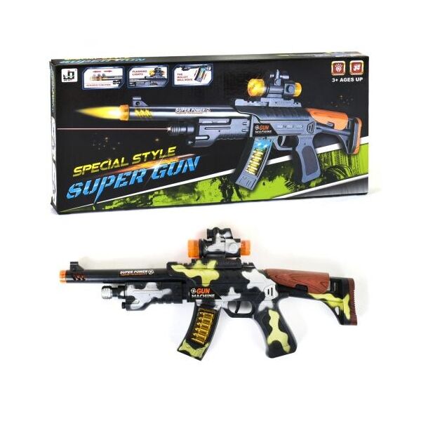 

Автомат Super Gun со звуковыми и световыми эффектами JQ6803C
