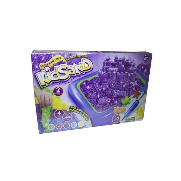 

Кинетический песок KidSand + песочница (рус) KS-02-01