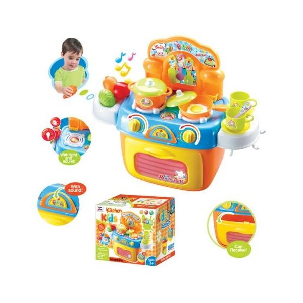 

Кухня с посудкой Kitchen Kids со звуковыми эффектами 008-97А