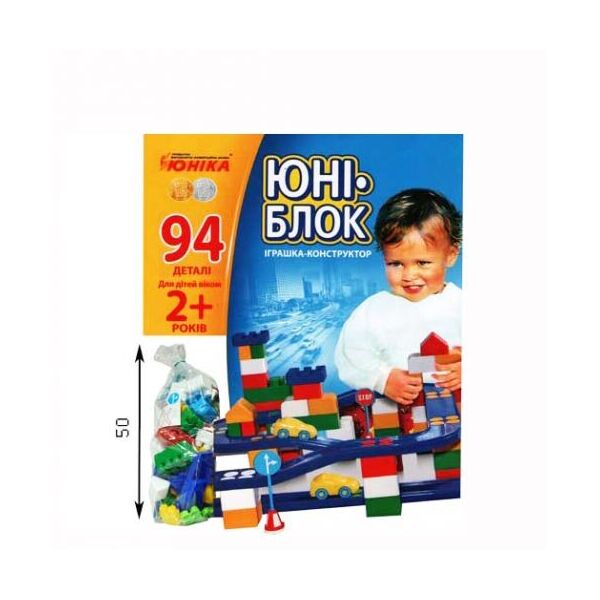 

Конструктор Юни-блок (94 детали) 0125