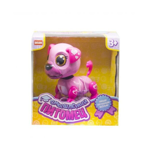 

Интерактивная игрушка Смышлённый питомец: щенок (розовый) E5599-7