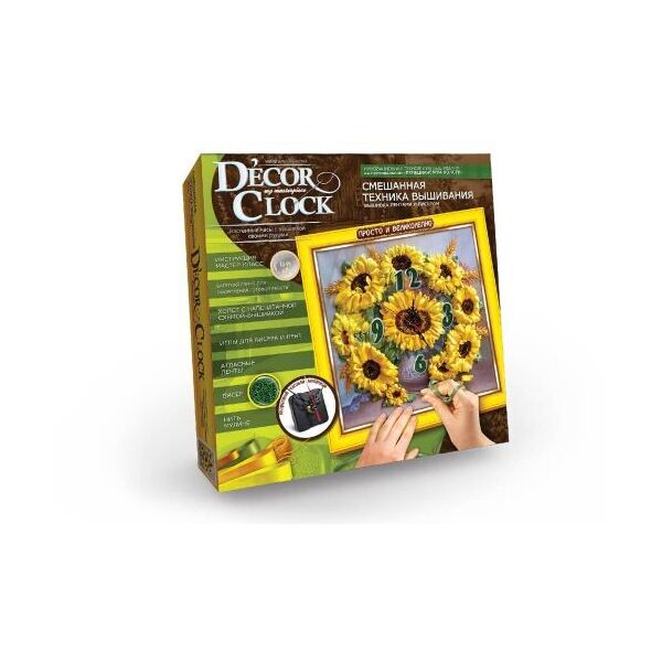 

Набор для творчества Часы Decor Clock. Подсолнухи DC-01-05