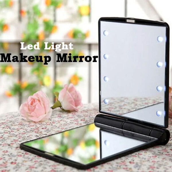

Дорожное мини зеркало карманное с Led подсветкой новинка