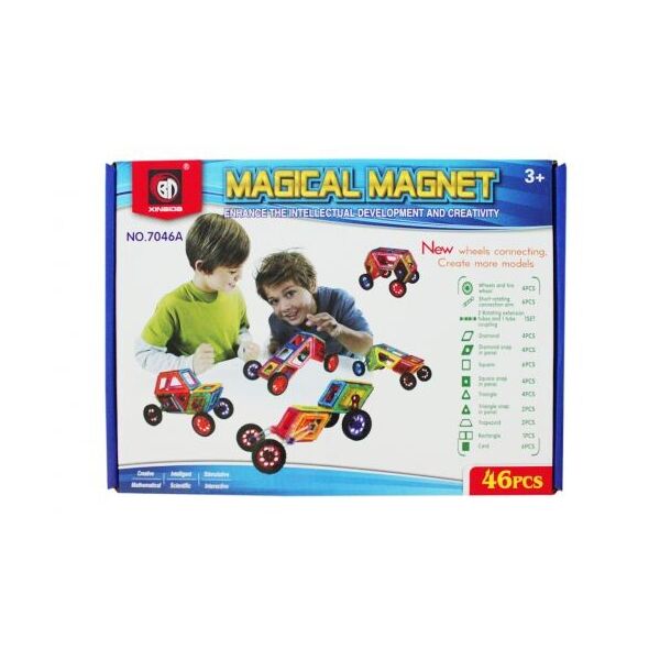 

Магнитный конструктор Magical Magnet, 46 дет 7046A
