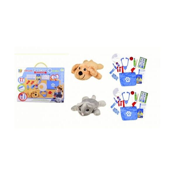 

Докторский набор Ветеринар с мягкой игрушкой, 15 элементов 699-15AB