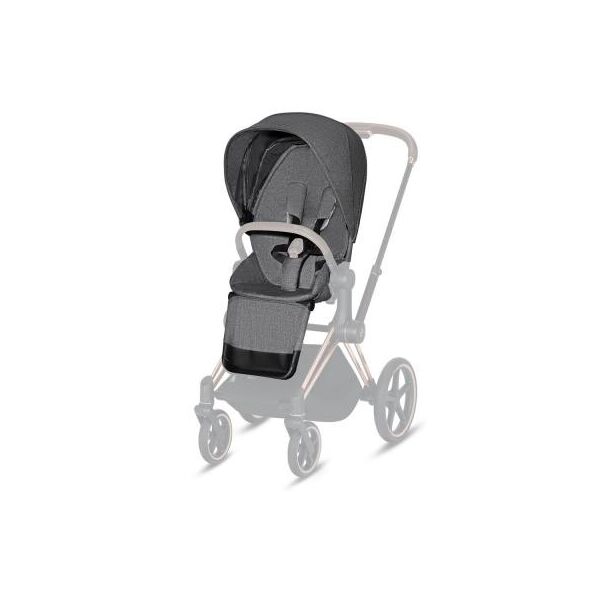 

Набор текстиля для коляски Cybex Priam PLUS Manhattan Grey mid grey (519004075)