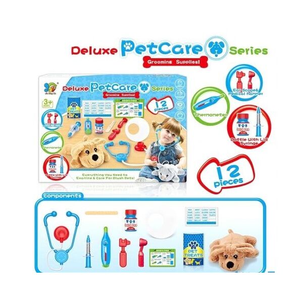 

Игровой набор Юный ветеринар, 12 предметов 699-12A/B