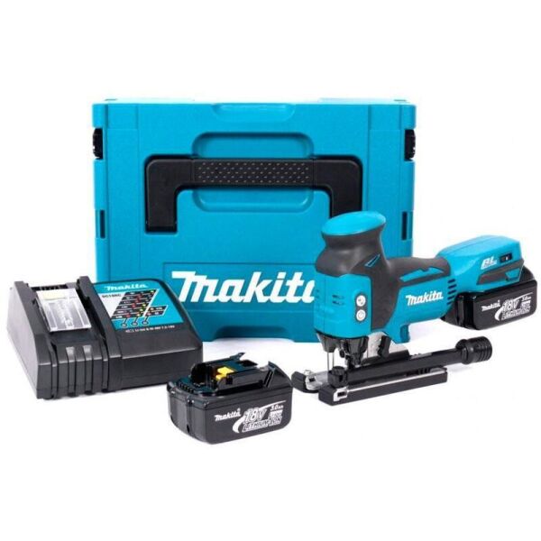 

Аккумуляторный лобзик Makita DJV181RFJ + 2 акб 18 V 3 Ah + з/у + MakPac