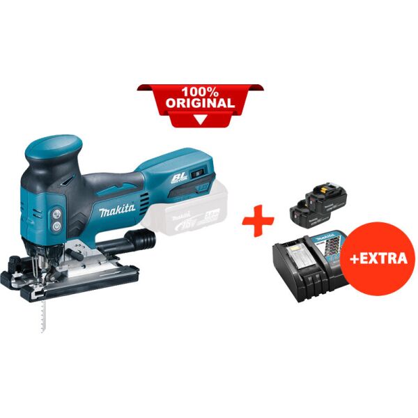 

Аккумуляторный лобзик Makita DJV181Z+2 акк.18V 5 Ah+быстрозарядное ЗУ (DJV181RT2)