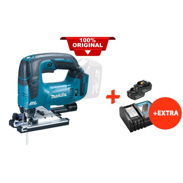 

Аккумуляторный лобзик Makita DJV182Z+2 акк.18V 5 Ah+быстрозарядное ЗУ (DJV182RT2)