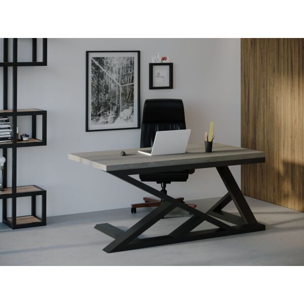 

Компьютерный стол Skandi Wood SW117 Техас 150 х 80 х 75 см Массив Ясень Темно-Cерый (SW117158075DaarrAsh)